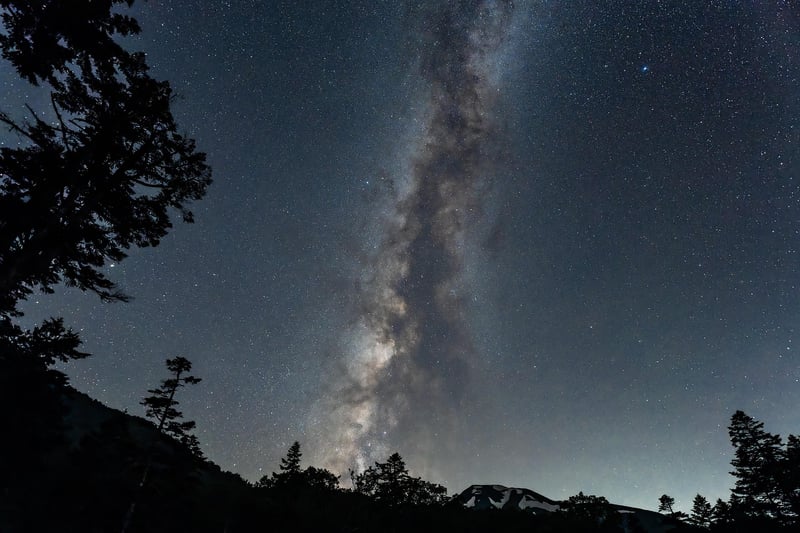 Starry sky for meditation